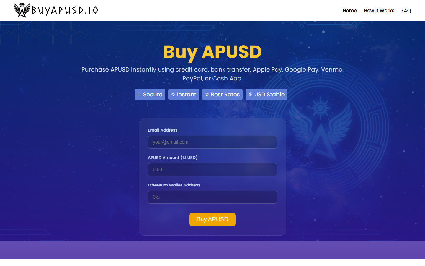 Screenshot of ApolloUSD